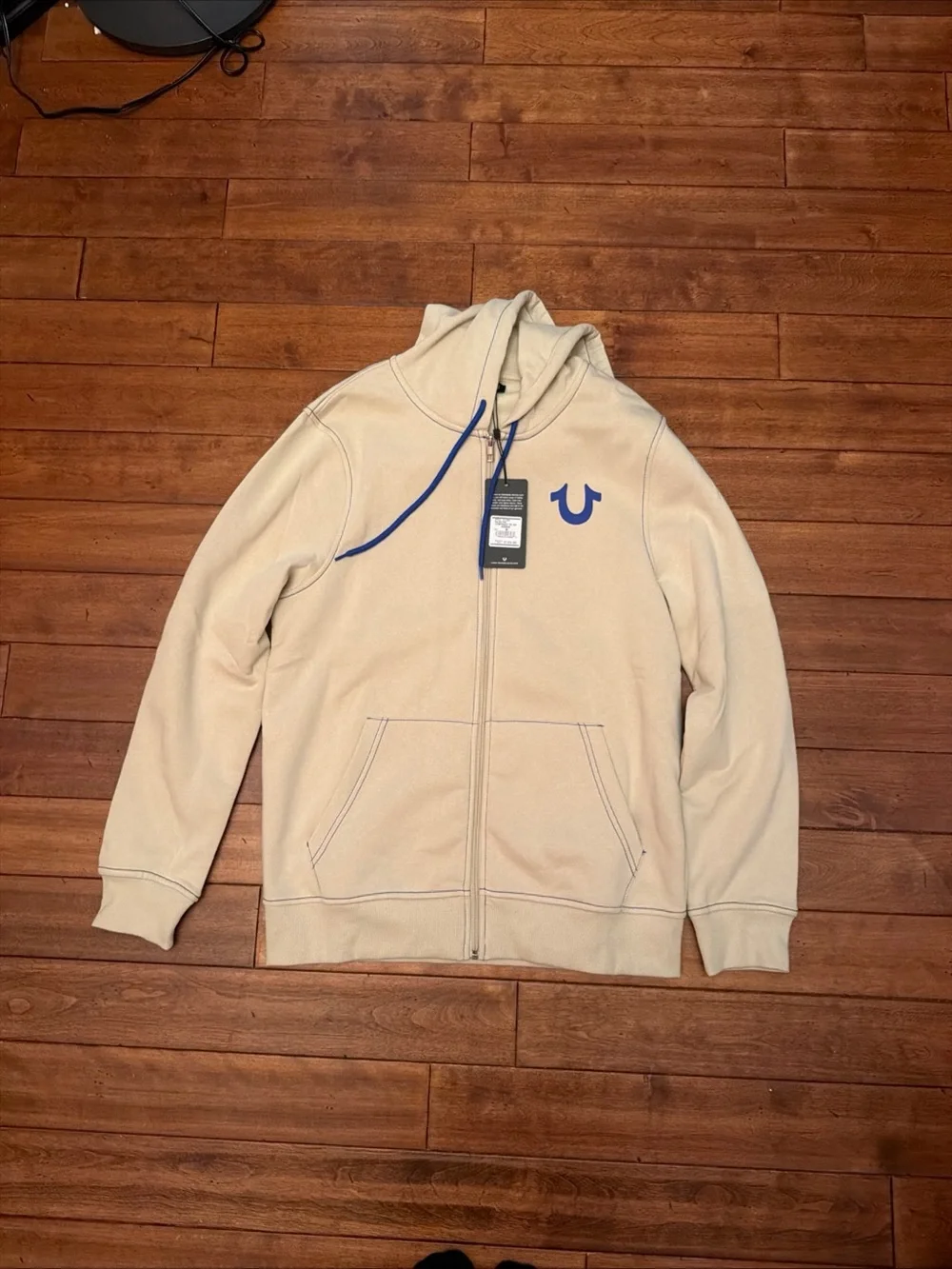 true religion hoodie with Buddha logo